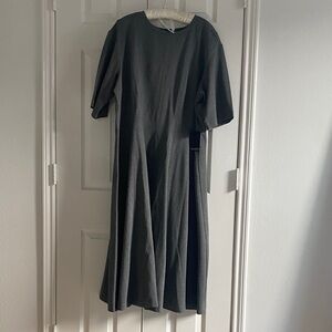 BRAND NEW WITH TAGS Eloquii Charcoal Long Sleeve Dress